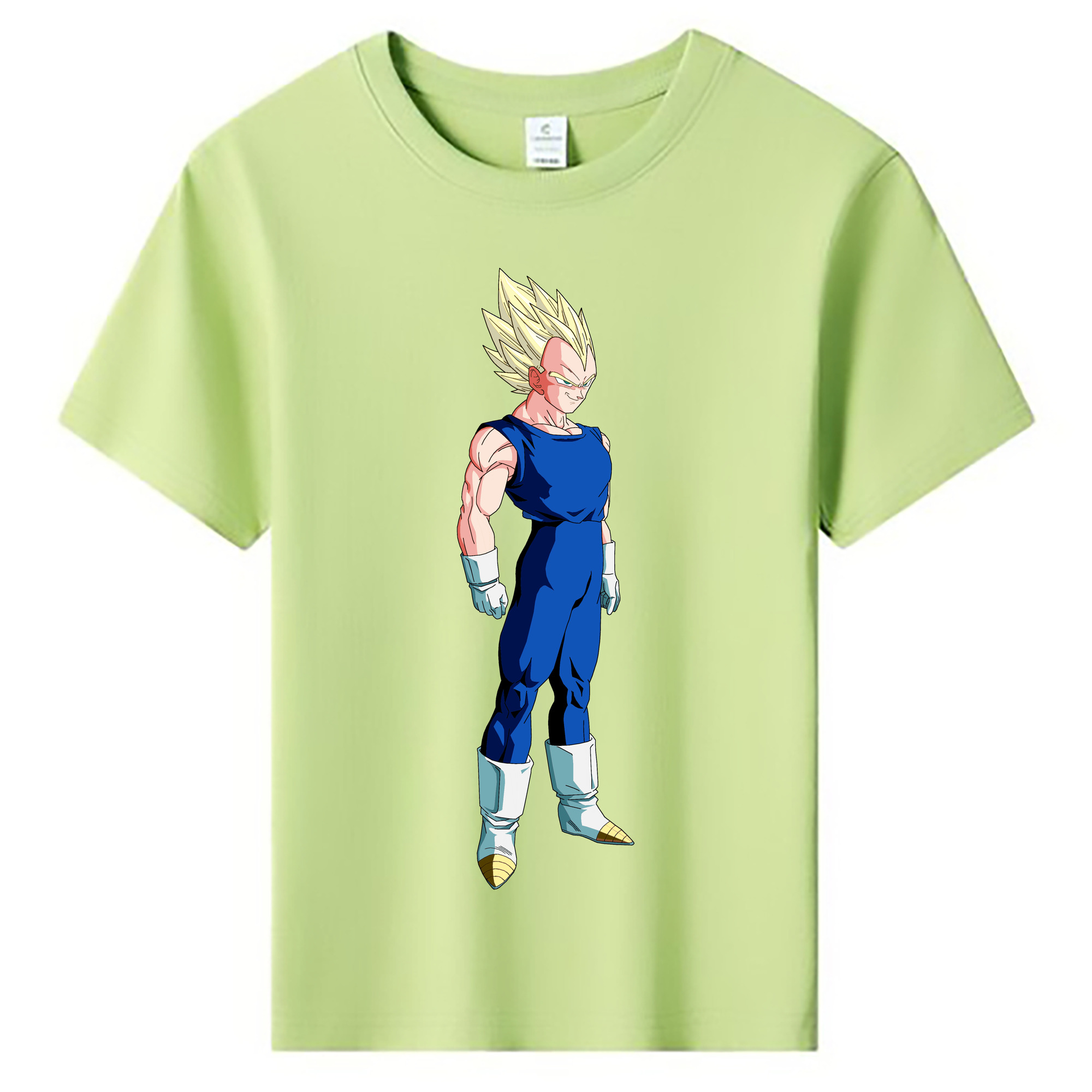 （画像用） ドラゴンボール ベジータ四世（Bejīta Yonsei）DRAGON BALL Vegeta IV 綿100％キッズTシャツ（フロントプリント）